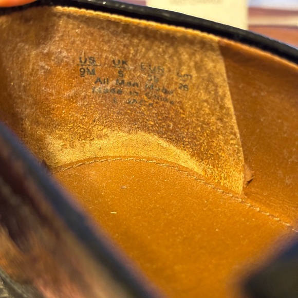 Franco Sarto Women's Black Patent Leather Tassel Chunky Sole Loafer Size 9 - Picture 6 of 6